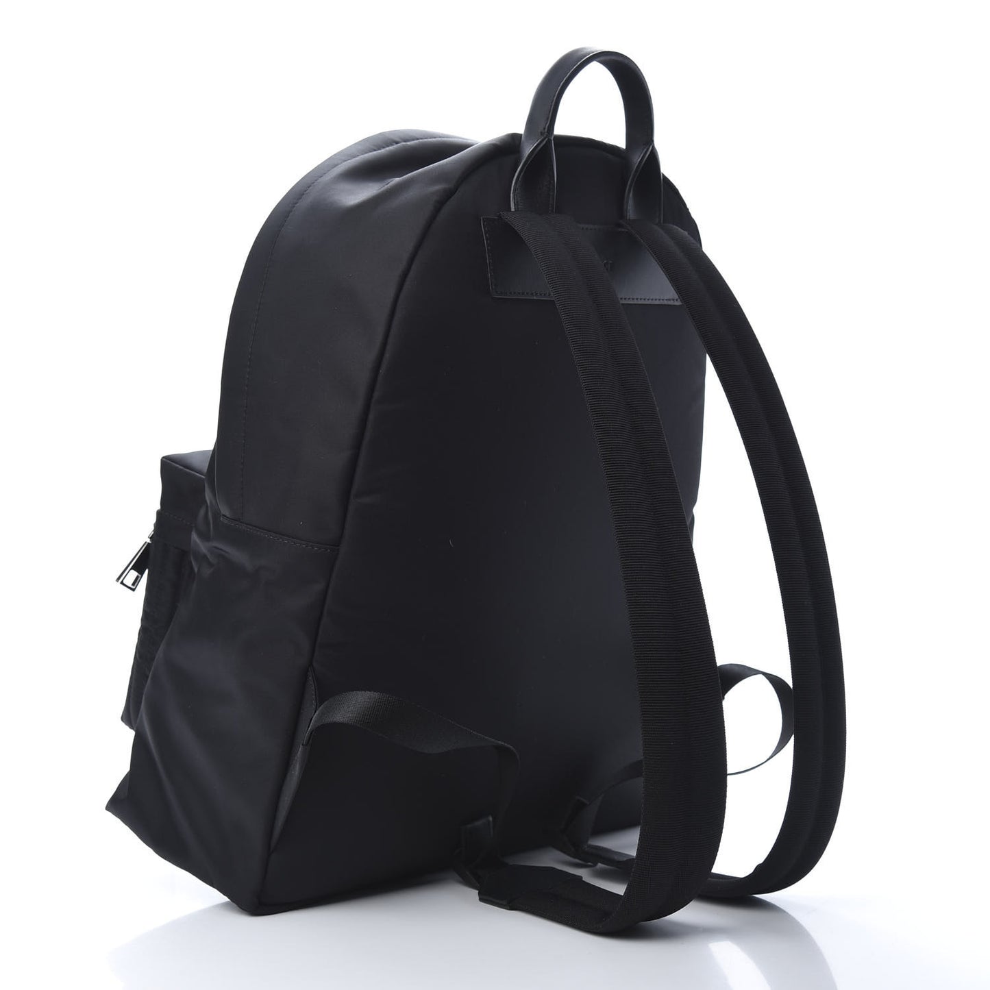 Nylon Palazzo Medusa Backpack Black