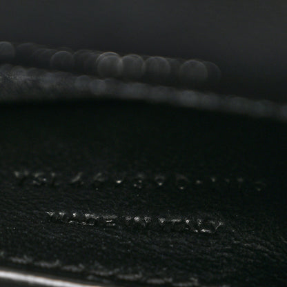 Saint Laurent Grain De Poudre Small Monogram Kate Satchel Black 6 of 11