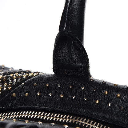 Saint Laurent Calfskin Rock Studded Easy Sac Black 11 of 17