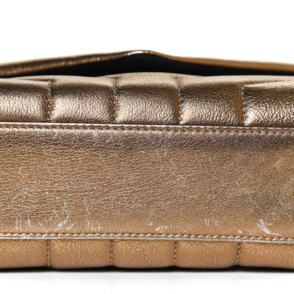 Saint Laurent Metallic Calfskin Y Quilted Monogram Toy Loulou Crossbody Bag Gold 11 of 11