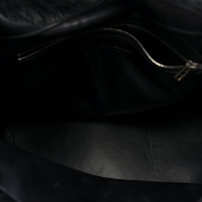 Alexander Wang Crackle Patent Calfskin Medium Dome Slouchy Hobo Black 5 of 9