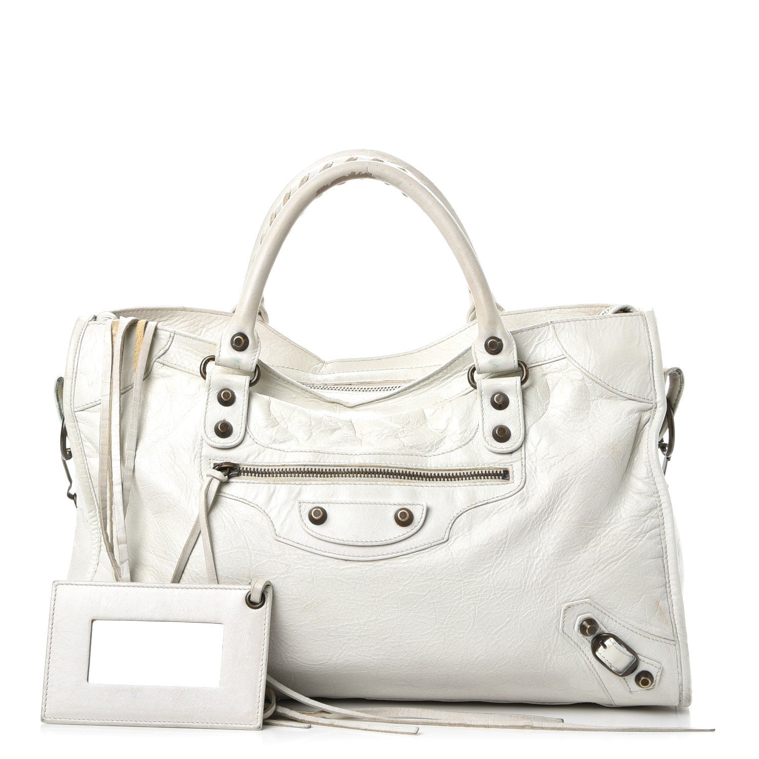 Balenciaga Agneau Classic Hardware City White 1 of 22