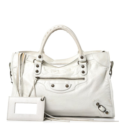 Balenciaga Agneau Classic Hardware City White 1 of 22