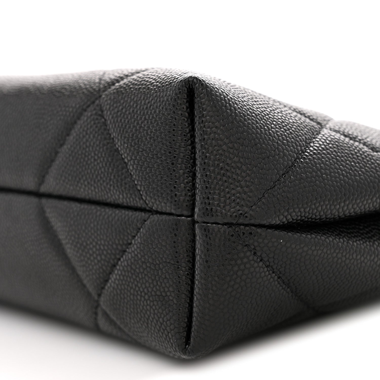 Chanel Caviar Quilted A Real Catch Clutch Black 10 of 11