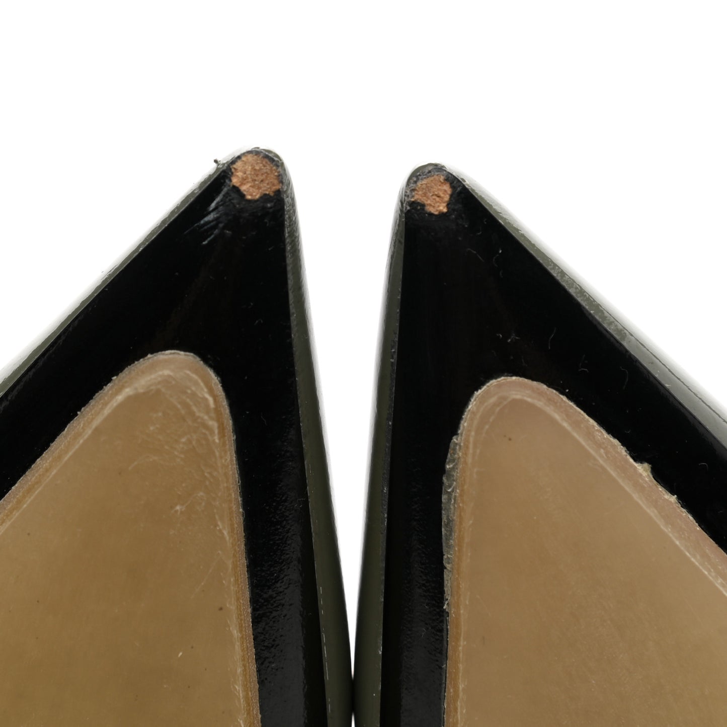 Patent Pointed Toe Pumps 38 Grey