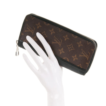 Louis Vuitton Monogram Macassar Vertical Zippy Wallet 2 of 7
