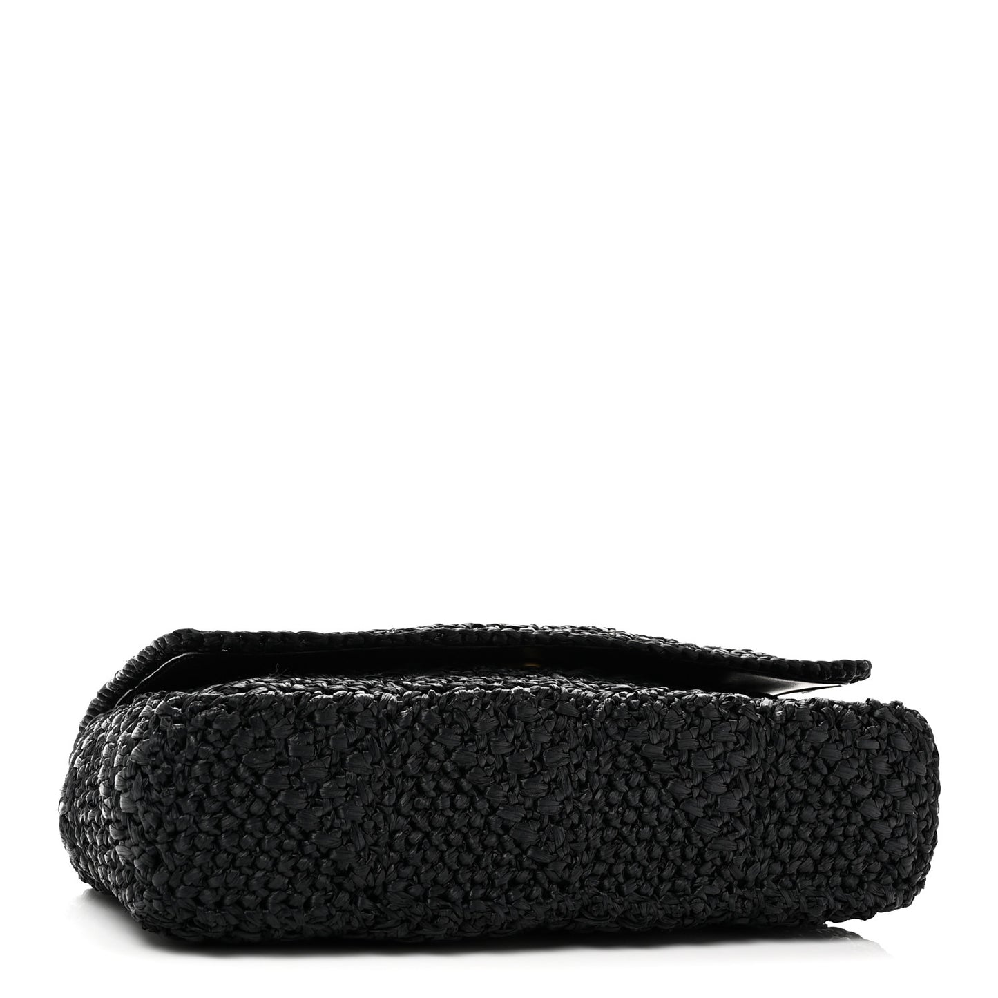Raffia Monogram Medium Jamie Black
