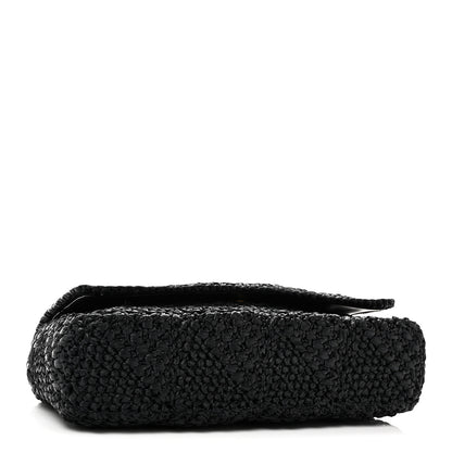 Saint Laurent Raffia Monogram Medium Jamie Black 4 of 9