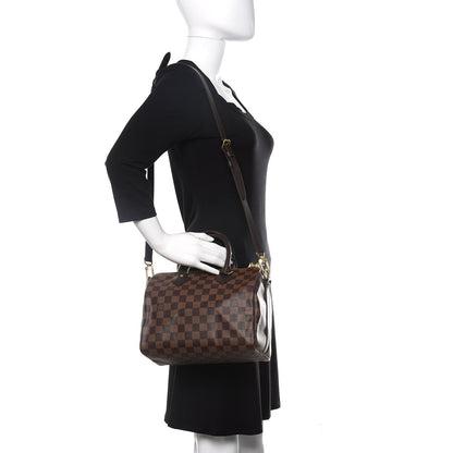 Louis Vuitton Damier Ebene Speedy Bandouliere 25 2 of 10