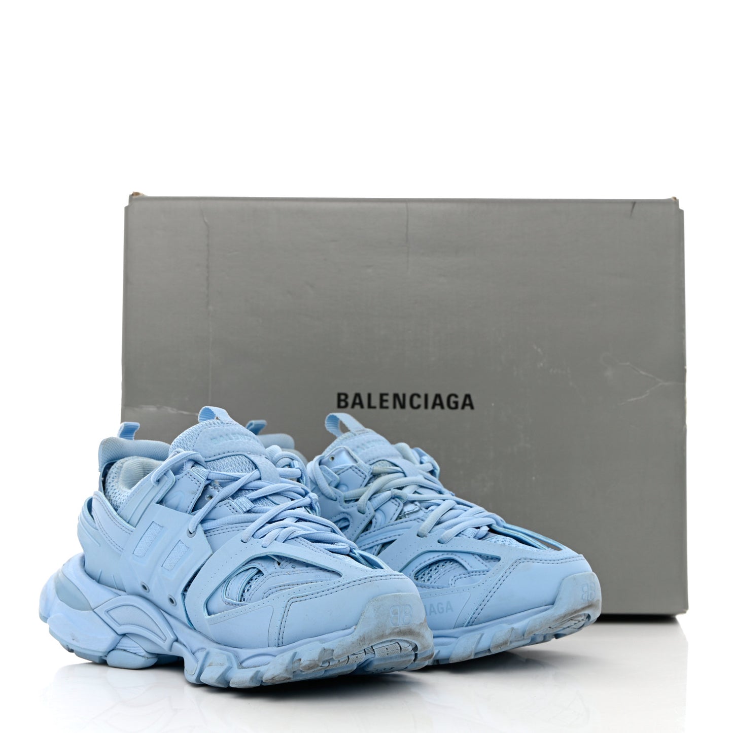 Mesh Nylon Womens Track Sneakers 37 Light Blue