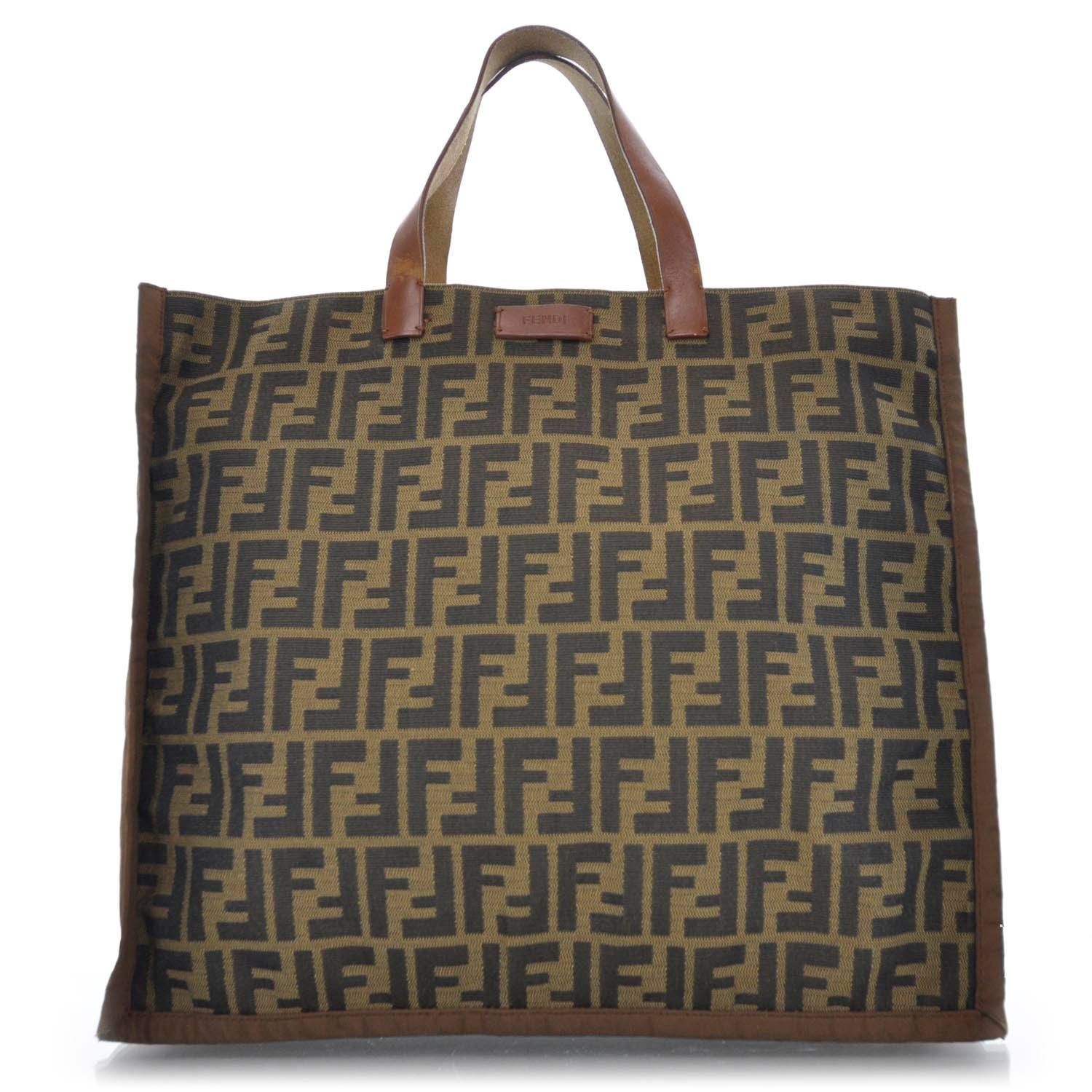 Fendi Zucca Tote Tobacco 1 of 12