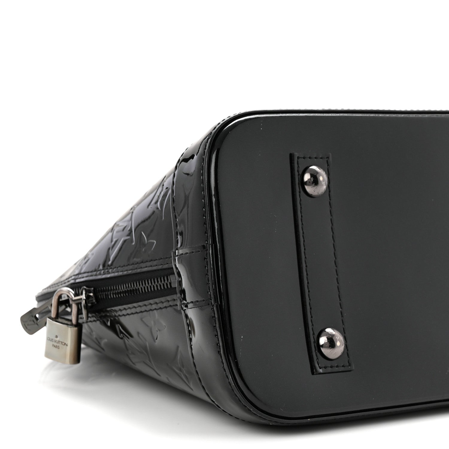 Louis Vuitton Vernis Alma PM Noir Magnetique 9 of 11