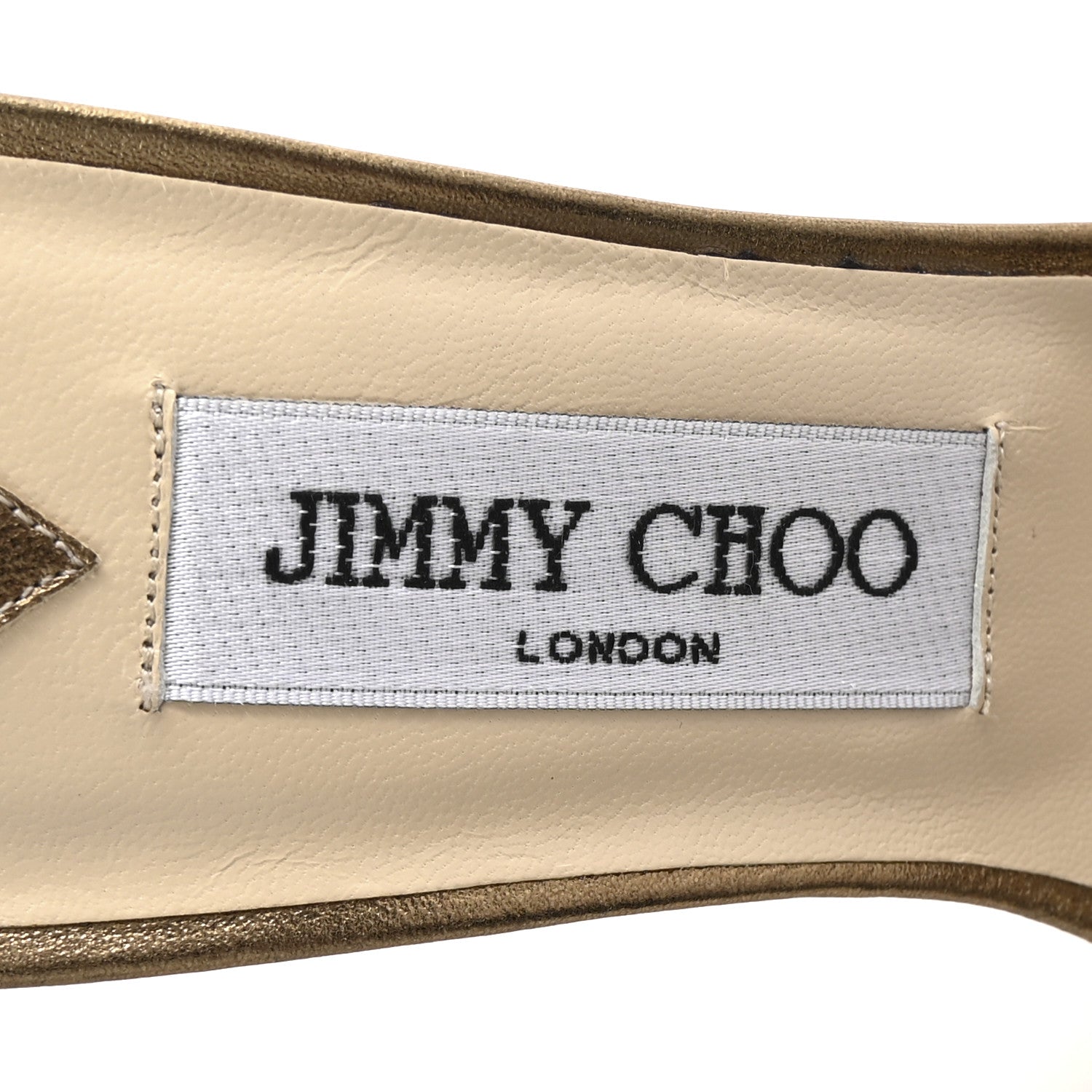 Jimmy Choo Metallic Nappa Glory 85 Pumps 37 Gold 8 of 9
