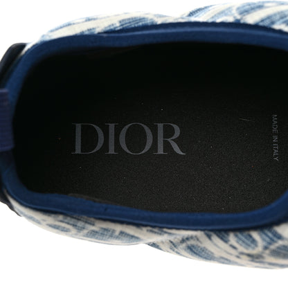 Christian Dior Nylon Oblique Mens Puffy Slippers 42 Blue White 6 of 10