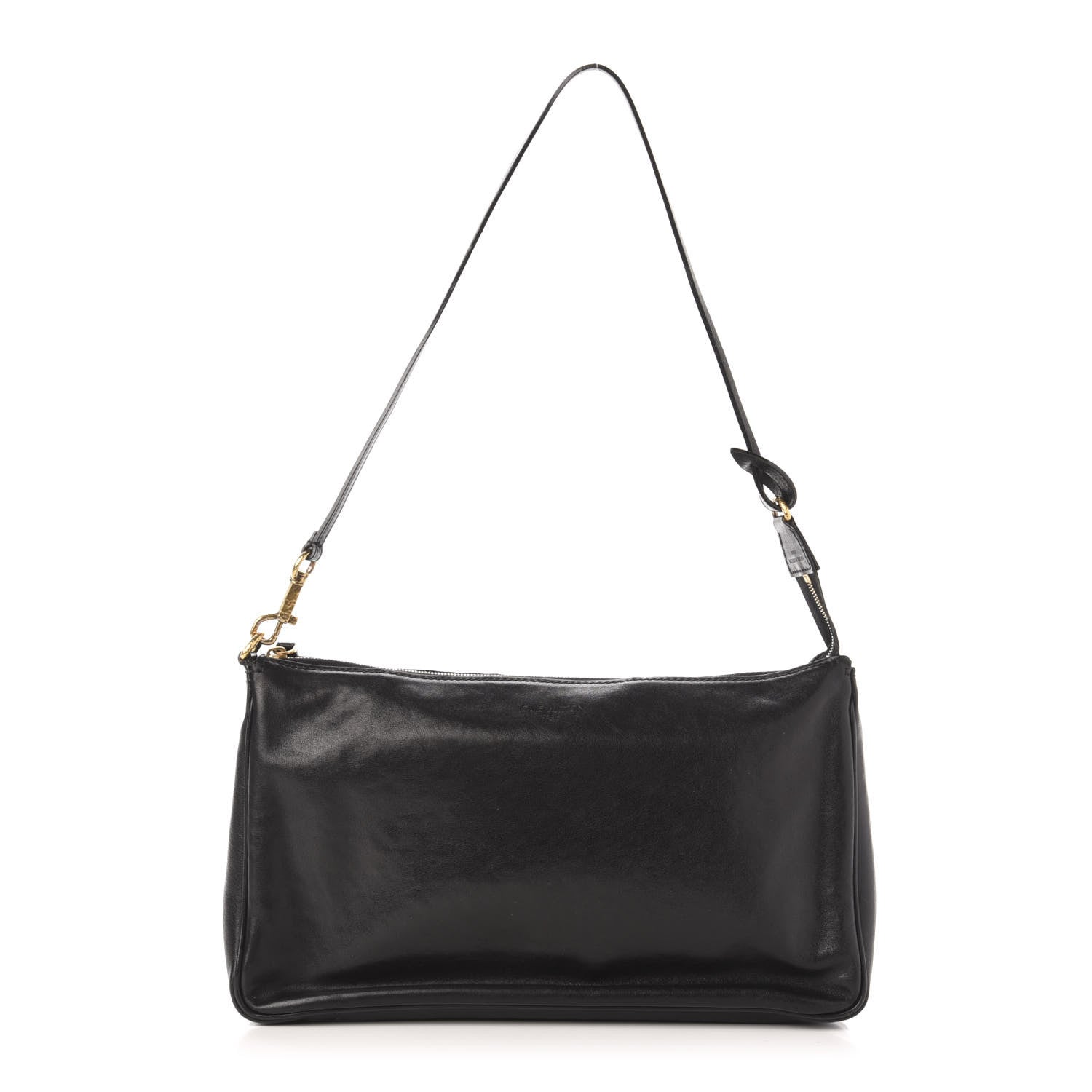 Louis Vuitton Calfskin Pochette Black 3 of 13