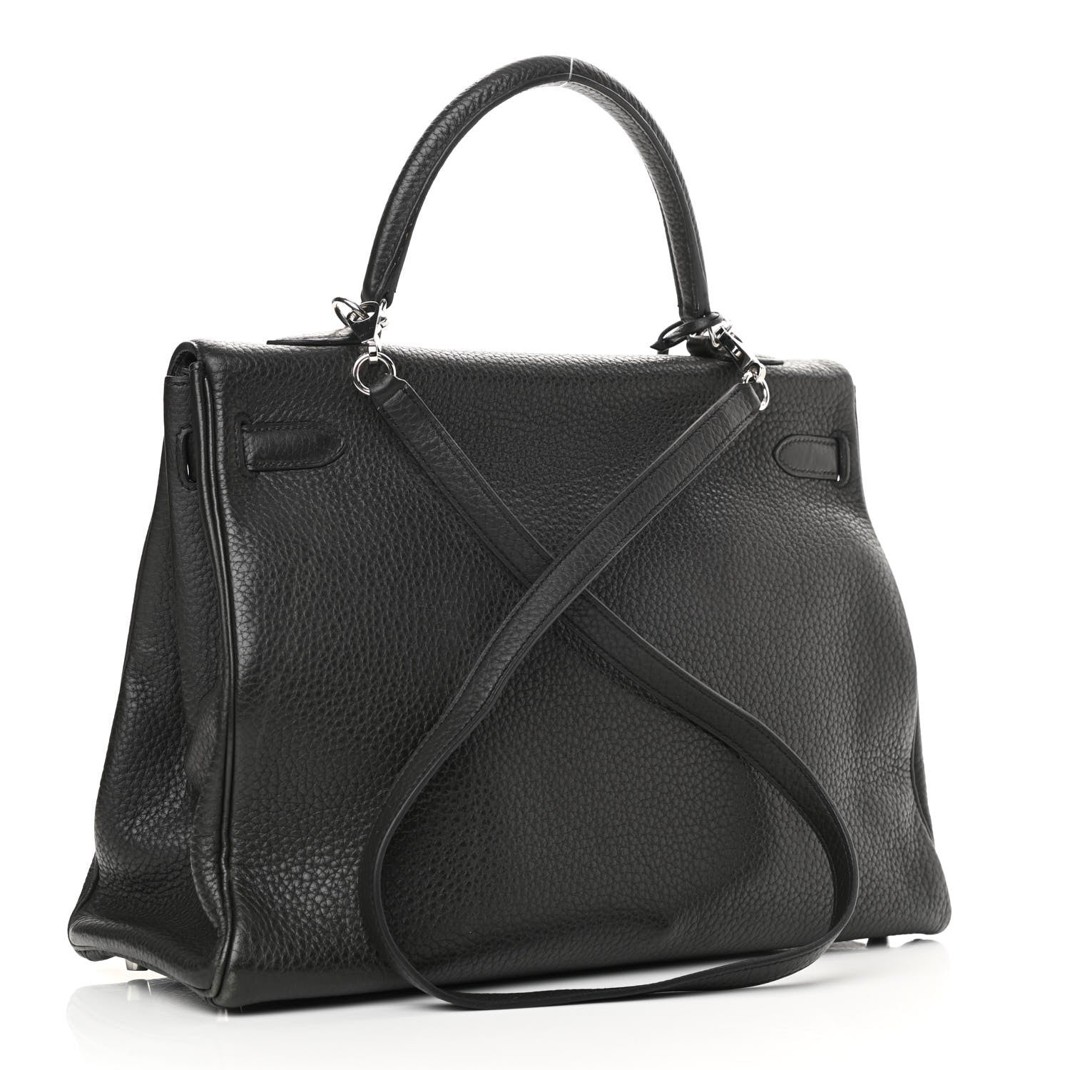 Hermes Taurillon Clemence Kelly Retourne 35 Black 2 of 15