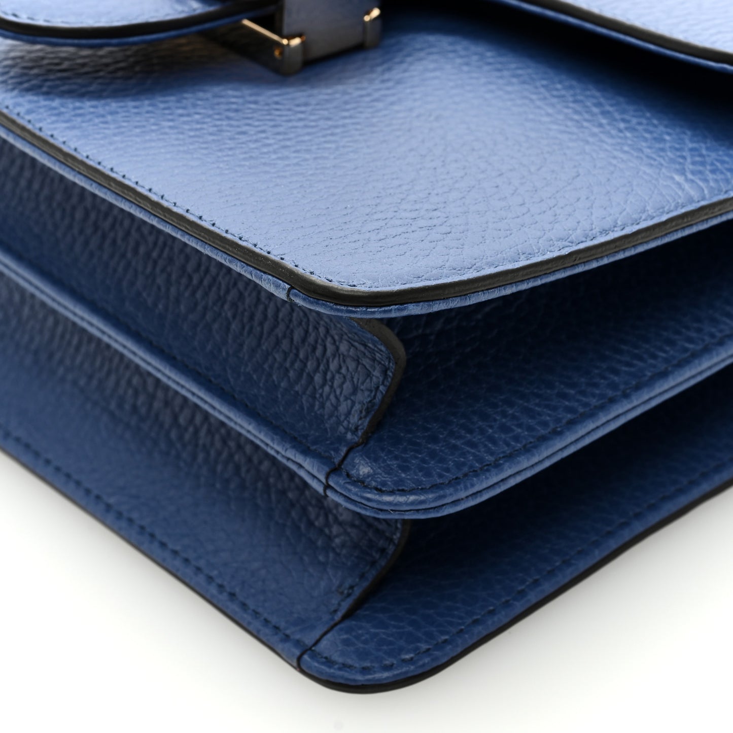 Dollar Calfskin Small Interlocking G Shoulder Bag Caspian
