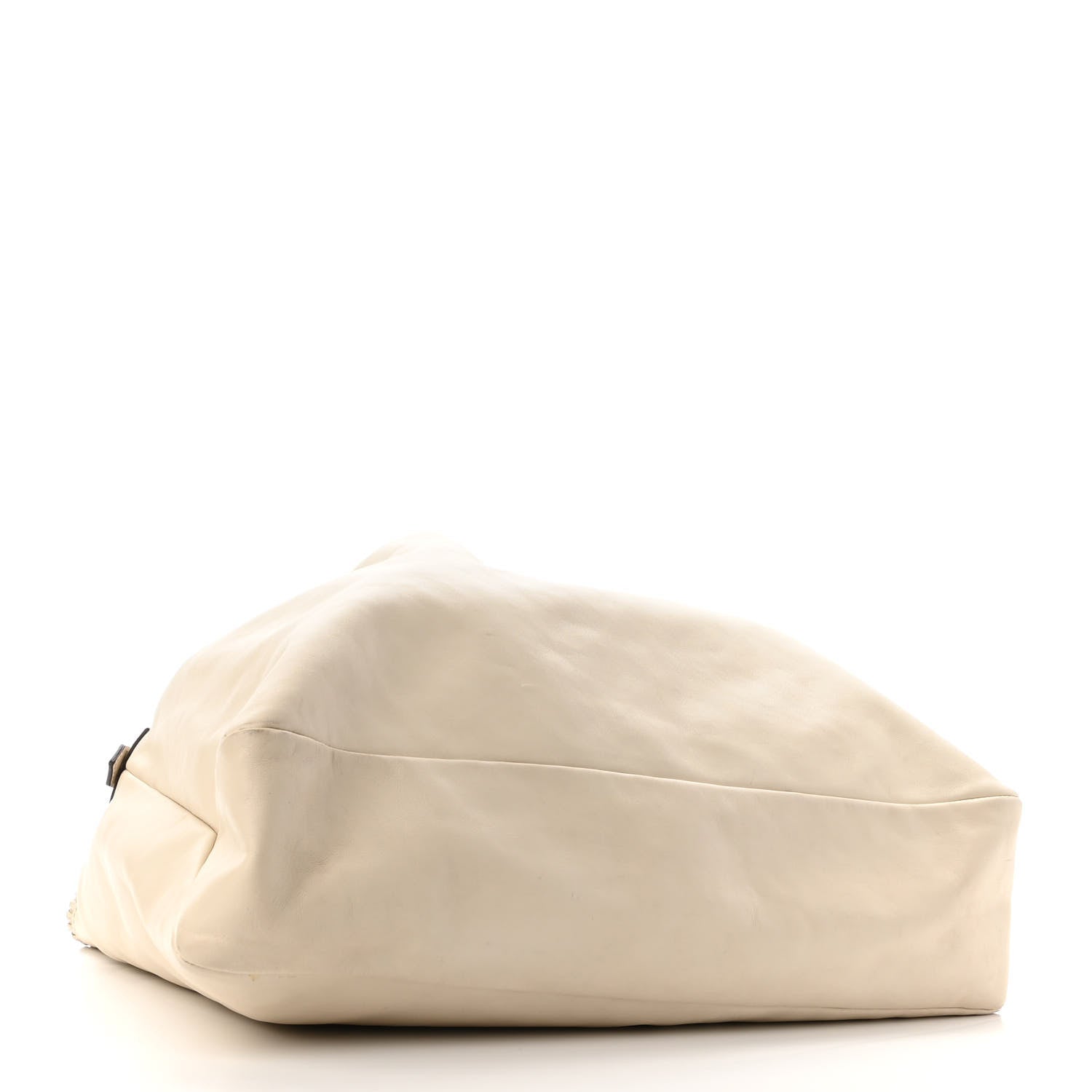 Gucci Calfskin Large Horsebit Chain Hobo Ivory 4 of 10
