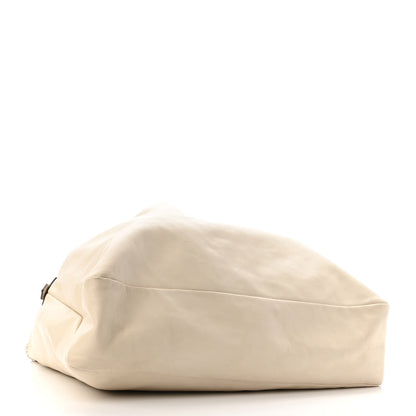 Gucci Calfskin Large Horsebit Chain Hobo Ivory 4 of 10
