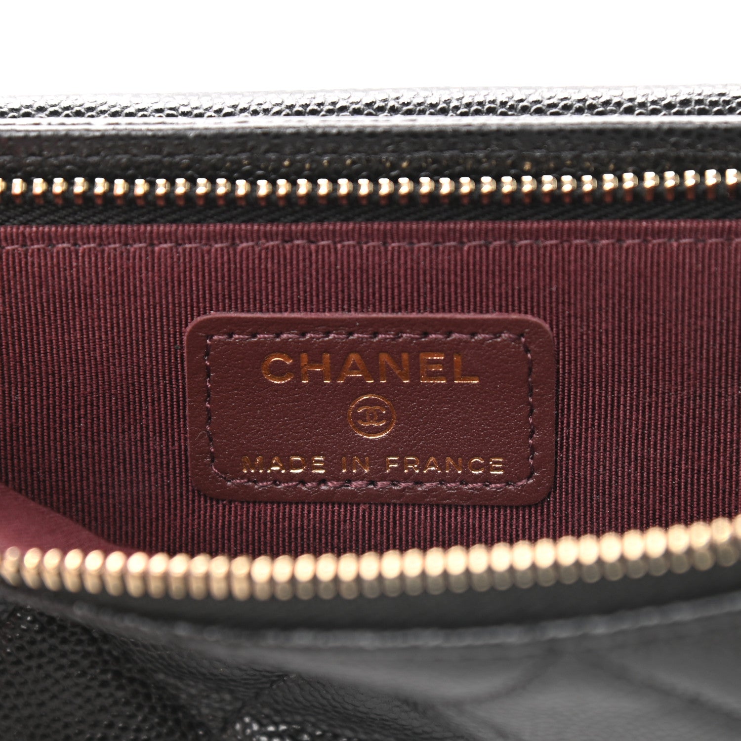 Chanel Caviar Quilted CC Phone Holder Black 7 of 11