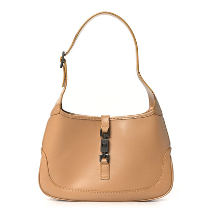 Gucci Calfskin Small Jackie O Hobo Beige 1 of 14