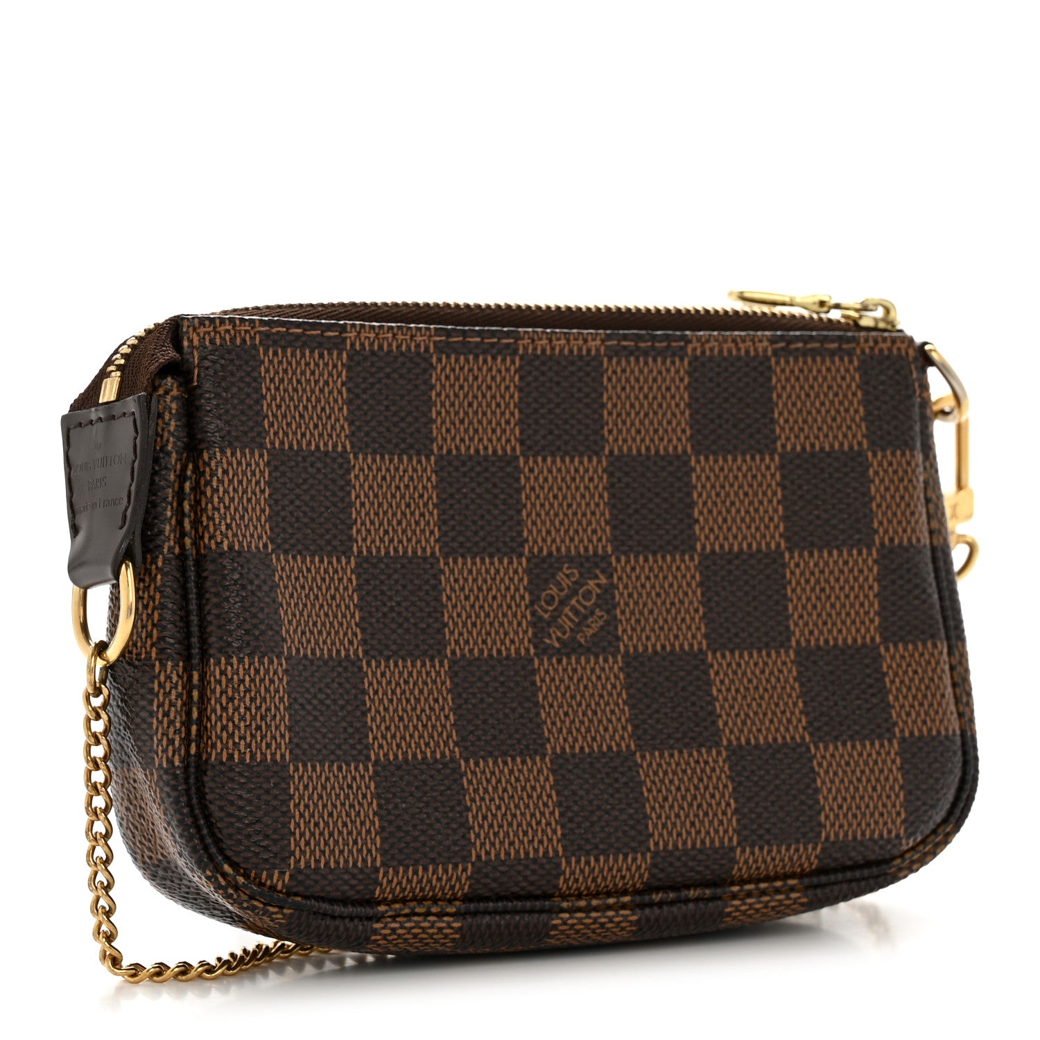 Louis Vuitton Damier Ebene Complice Trunks and Bags Mini Pochette Accessories Red 3 of 8