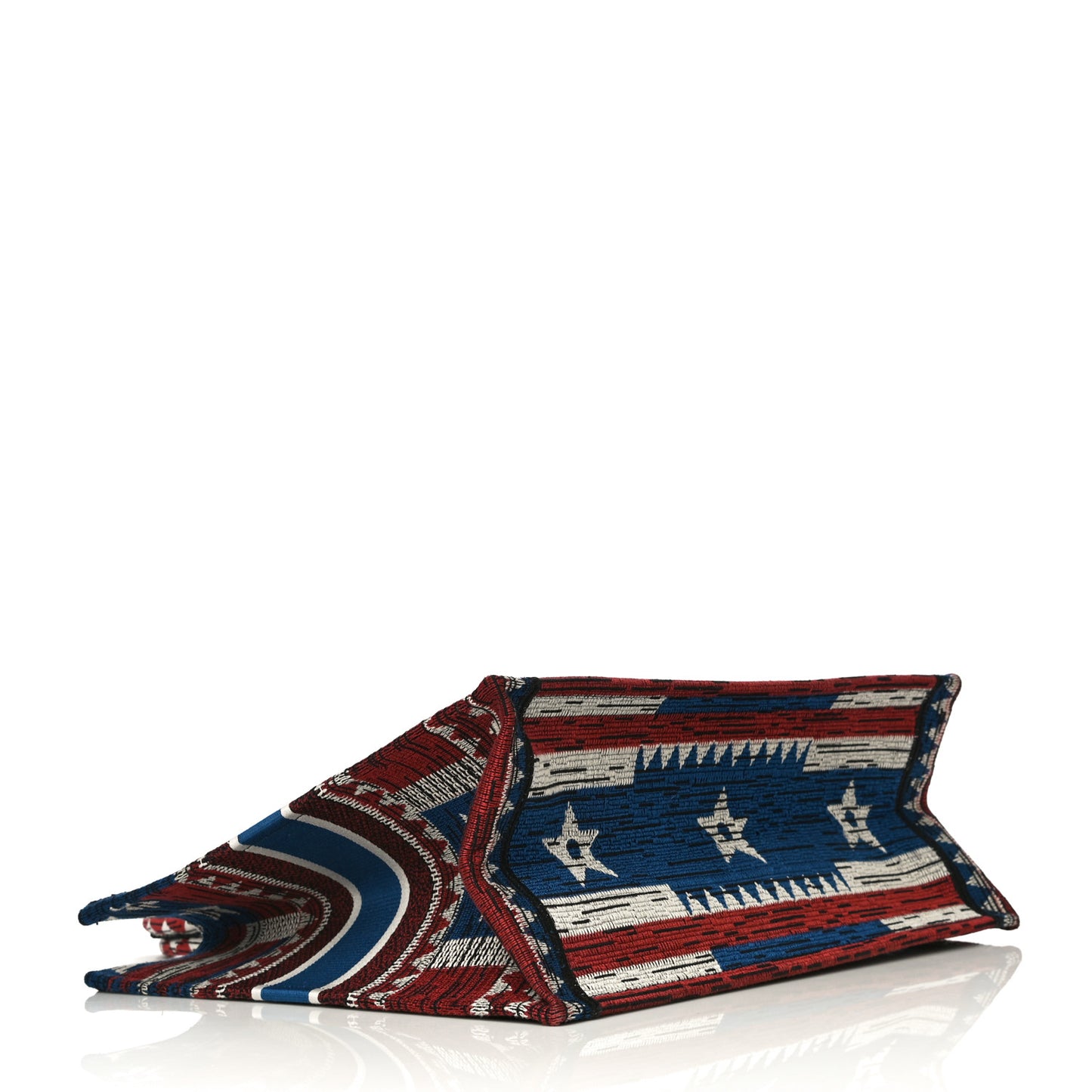 Canvas Embroidered Exclusive US Book Tote Multicolor