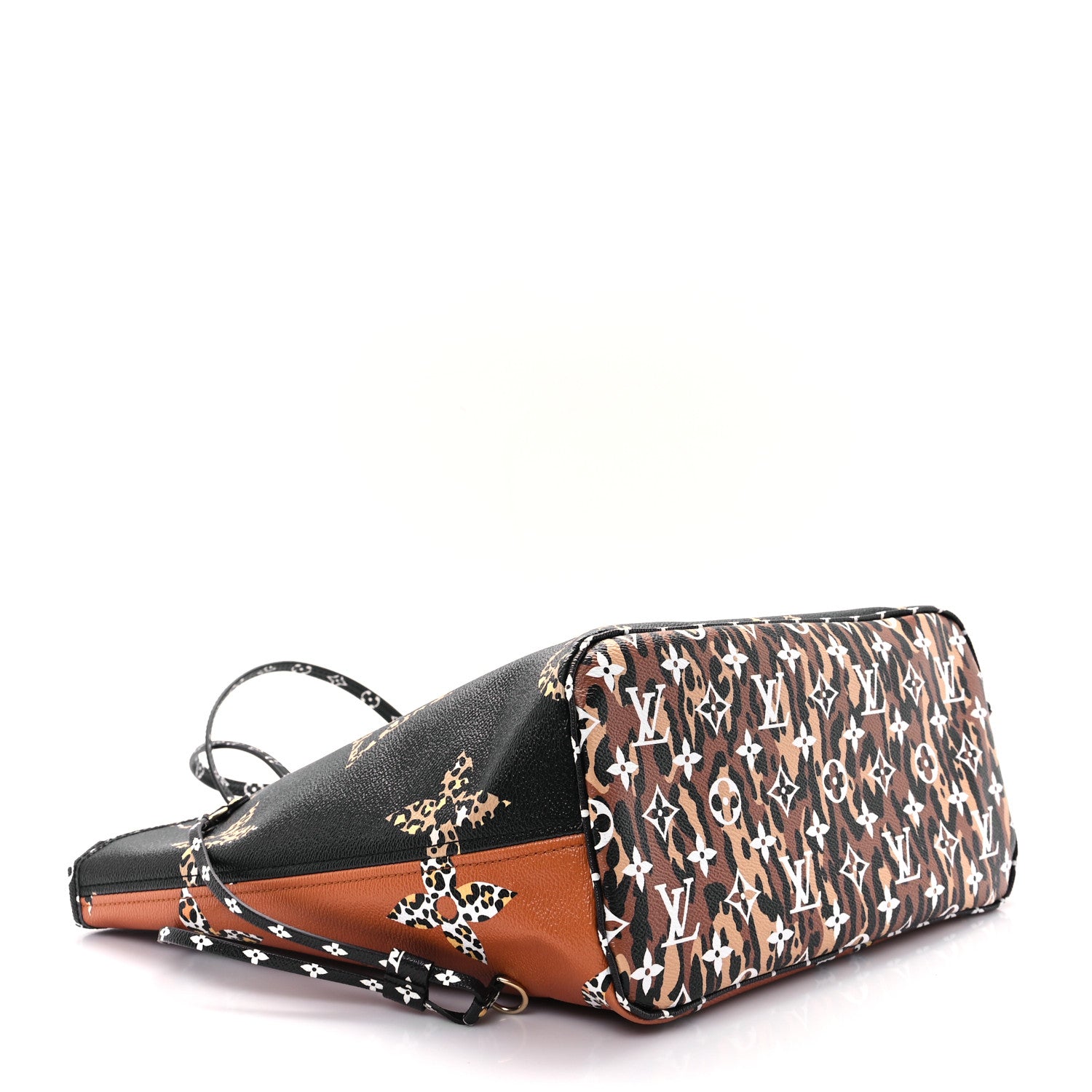 Louis Vuitton Monogram Giant Jungle Neverfull MM Black 4 of 10