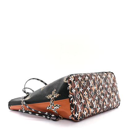 Louis Vuitton Monogram Giant Jungle Neverfull MM Black 4 of 10