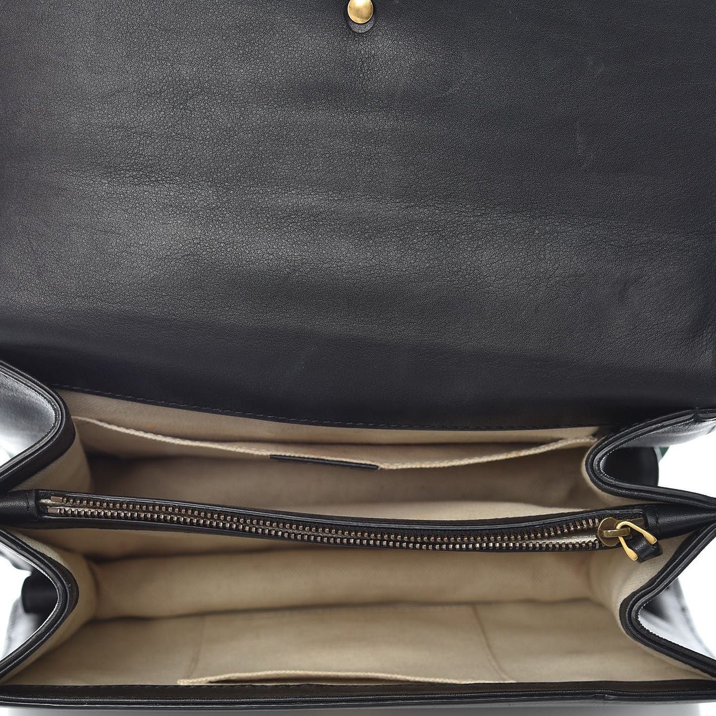 Moon Calfskin Web Medium Dionysus Bamboo Top Handle Bag Black Bright Evergreen Hibiscus Red