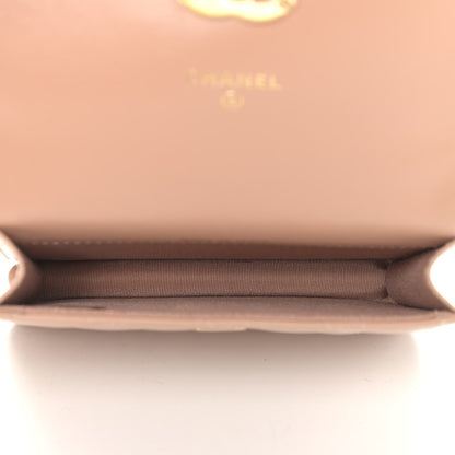Chanel Calfskin Quilted Perfect Fit Coin Purse With Chain Beige 5 of 10