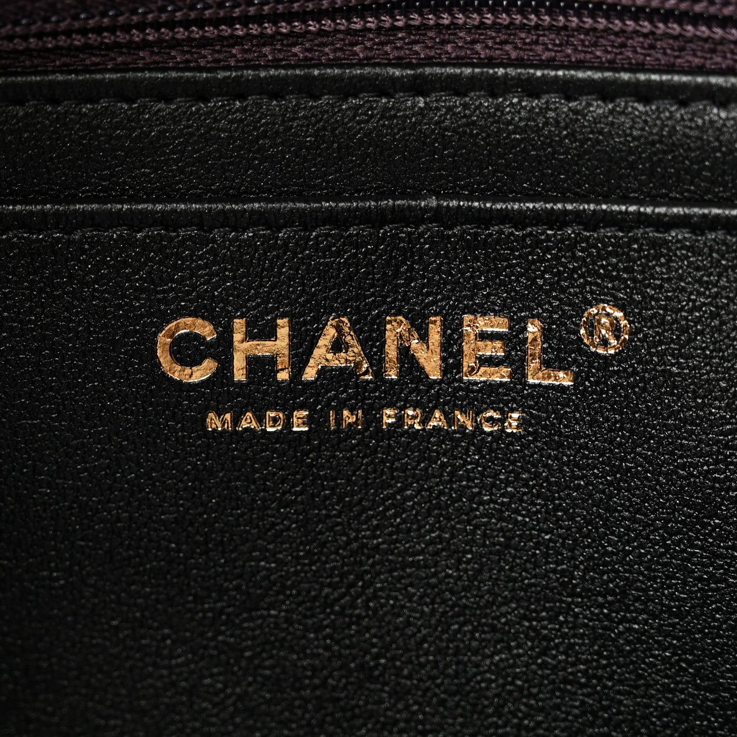 Chanel Iridescent Lambskin Quilted Mini Rectangular Flap Black 6 of 10