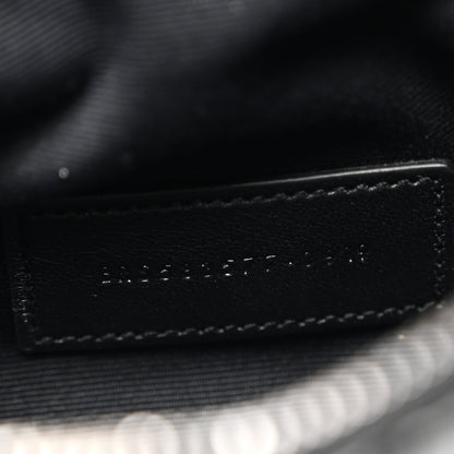 Saint Laurent Crinkled Calfskin Matelasse Monogram Niki Bill Pouch Black 7 of 7