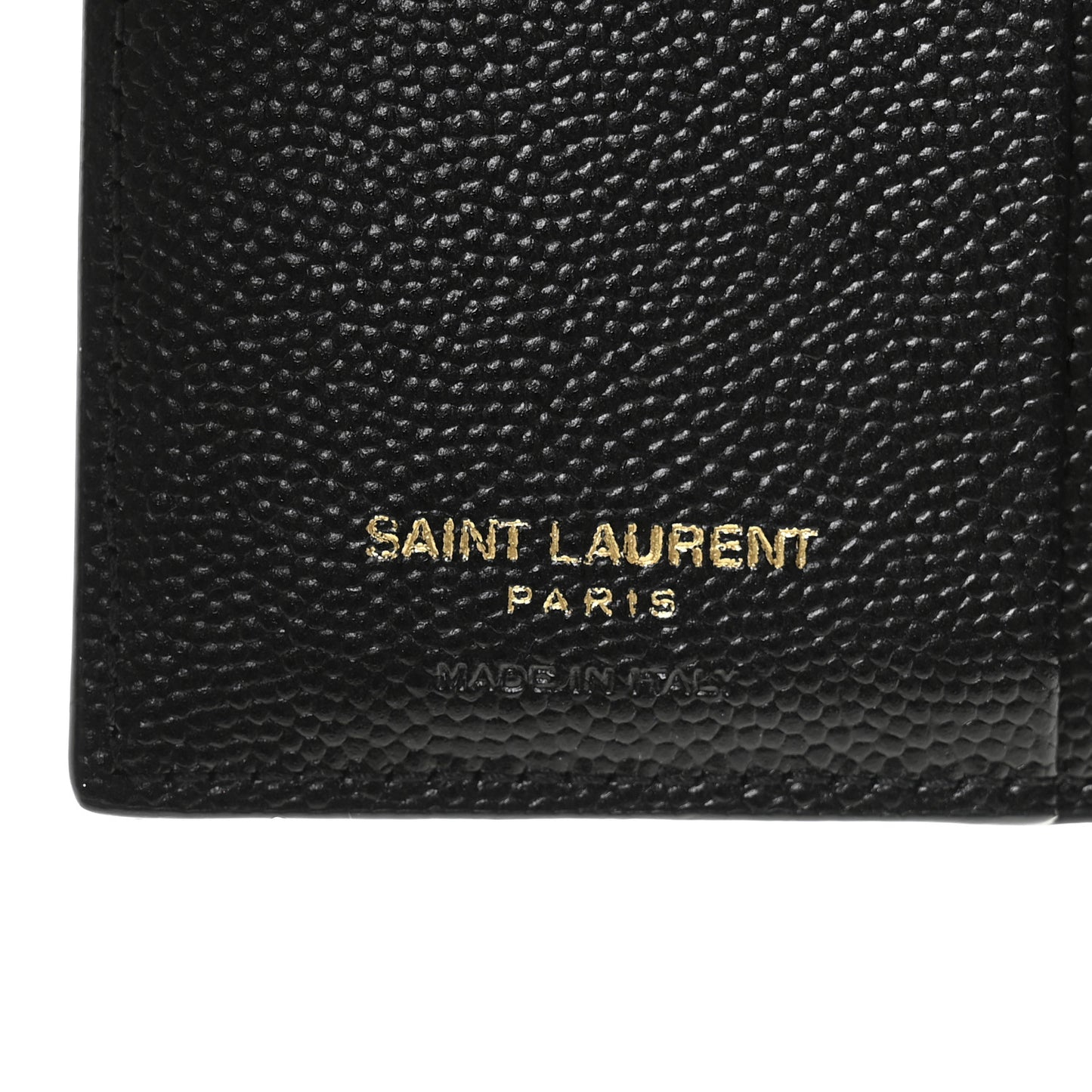 Grain De Poudre Matelasse Chevron Monogram Zipped Card Case Black