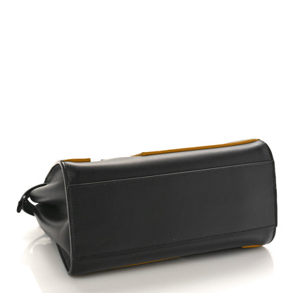 Fendi Nappa FF Mini Peekaboo Iconic Satchel Black Sunflower 4 of 8