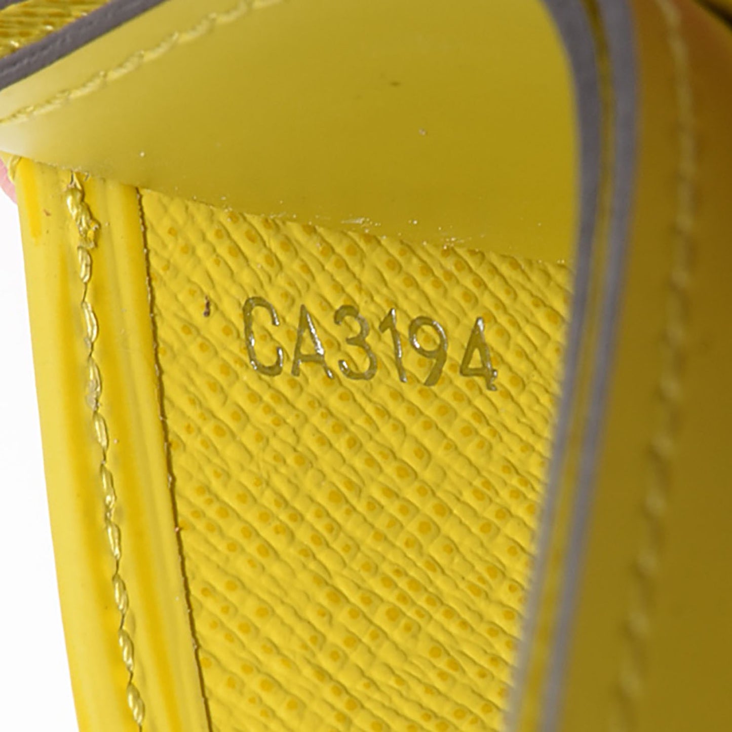 Epi Card Holder Pistache