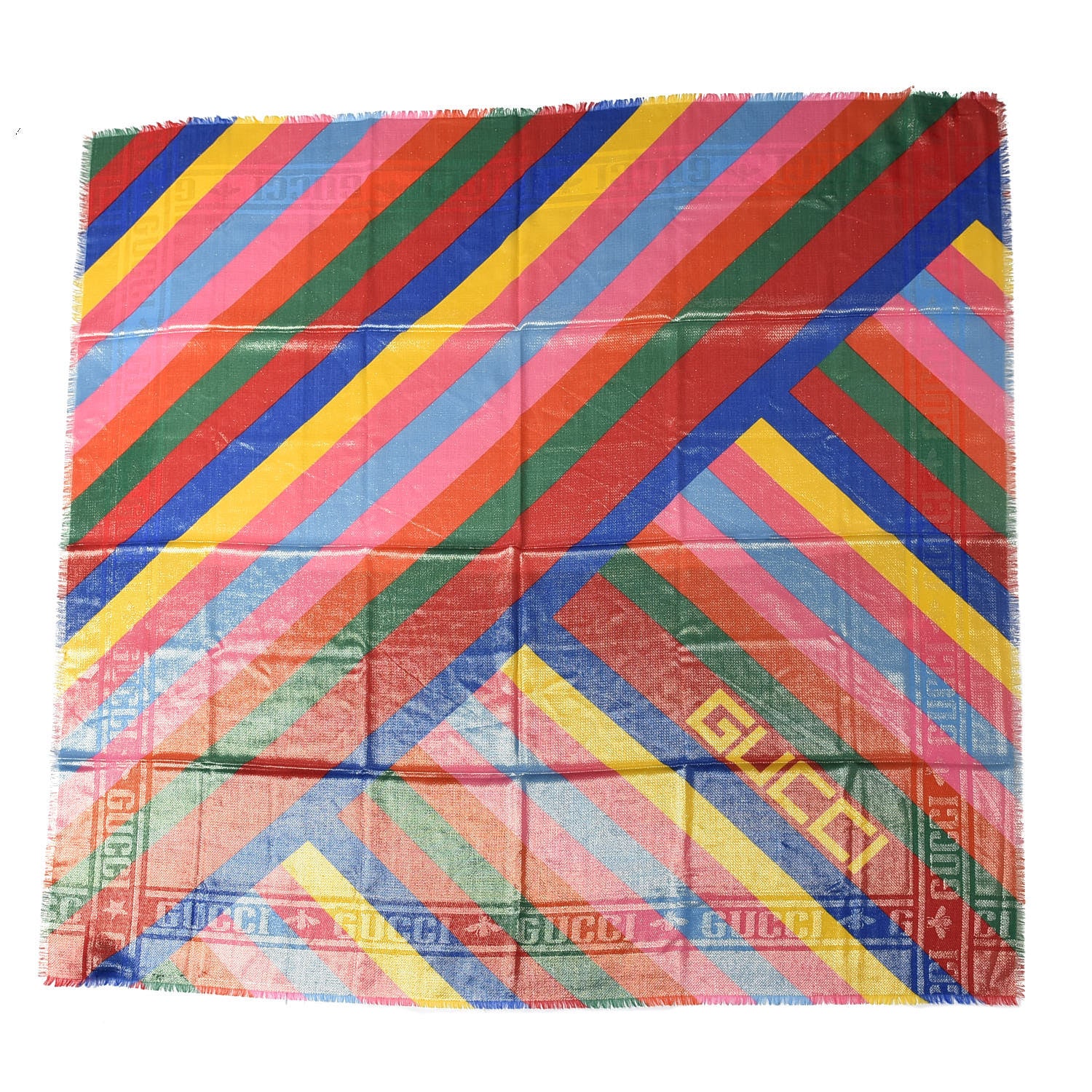 Gucci Wool Metallic Scarf Multicolor 1 of 5