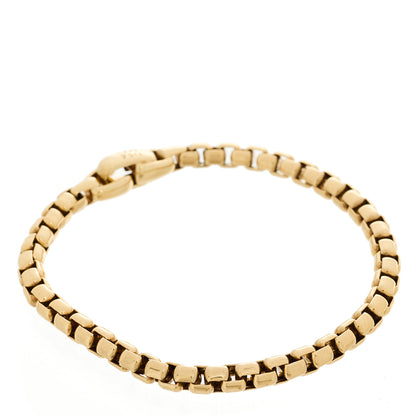 David Yurman 18K Yellow Gold 5mm Box Chain Bracelet 1 of 3