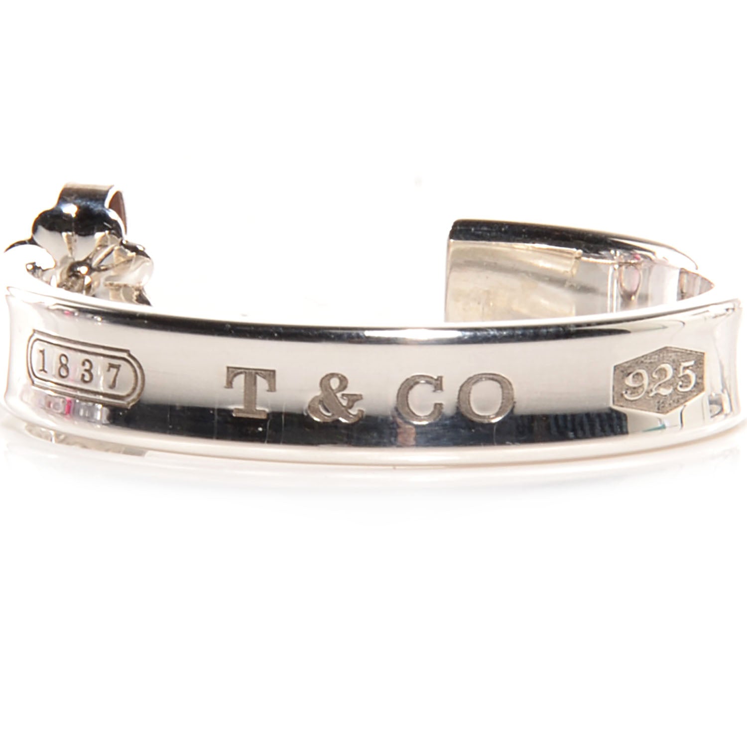 Tiffany Sterling Silver Medium 1837 Hoop Earrings 3 of 6