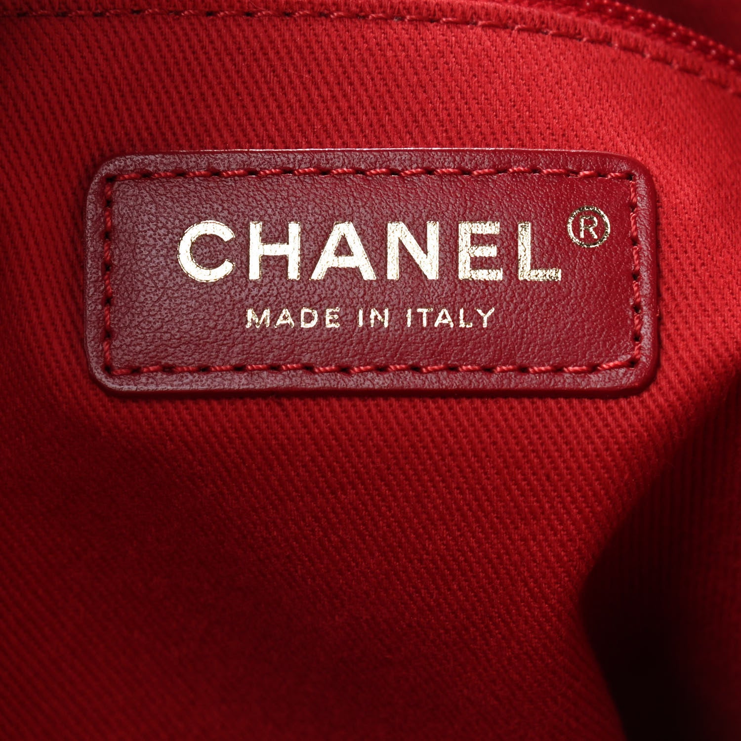 Chanel Mixed Fibers Striped Small Deauville Tote Red 8 of 10