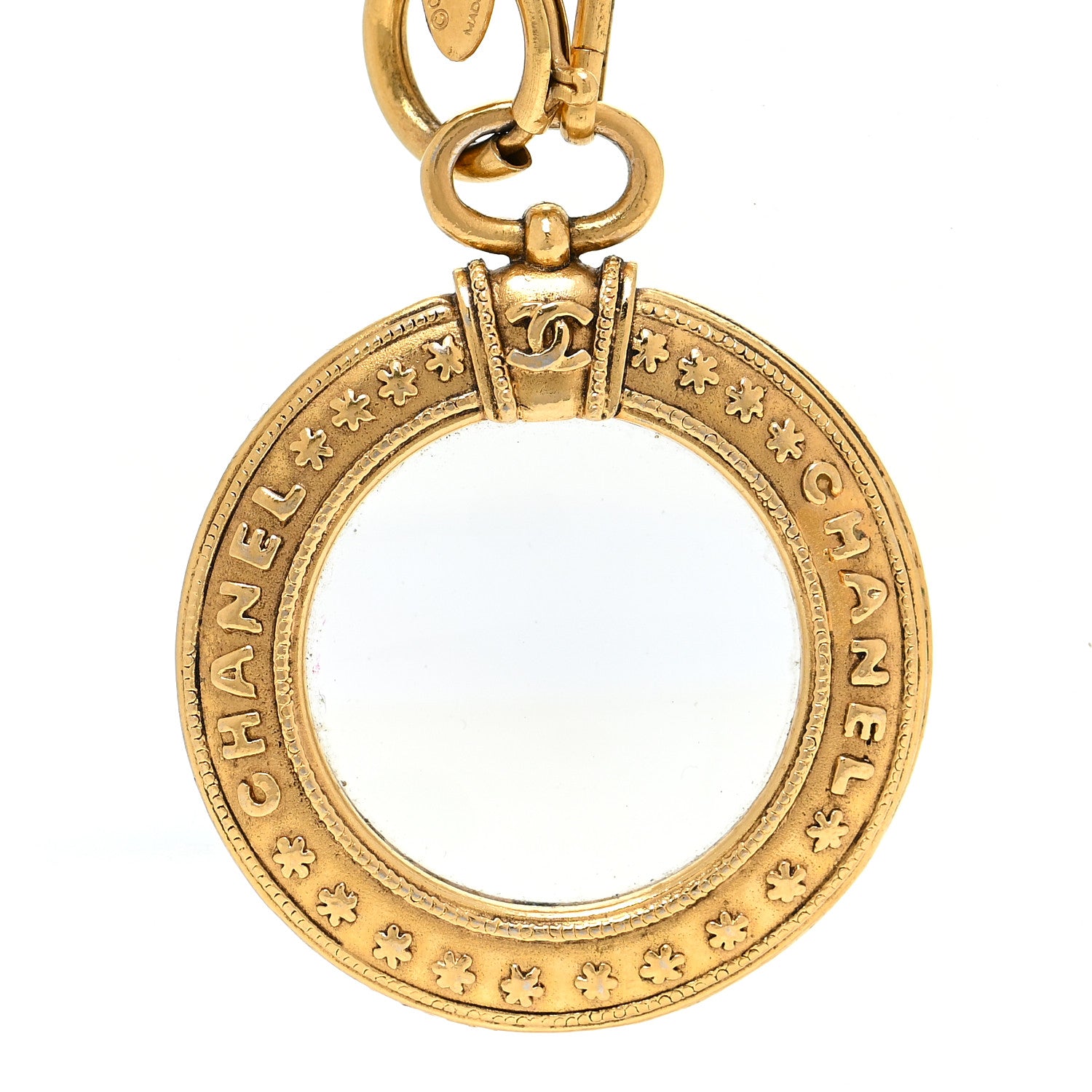 Chanel Loupe Magnifying Glass Necklace Gold 4 of 6