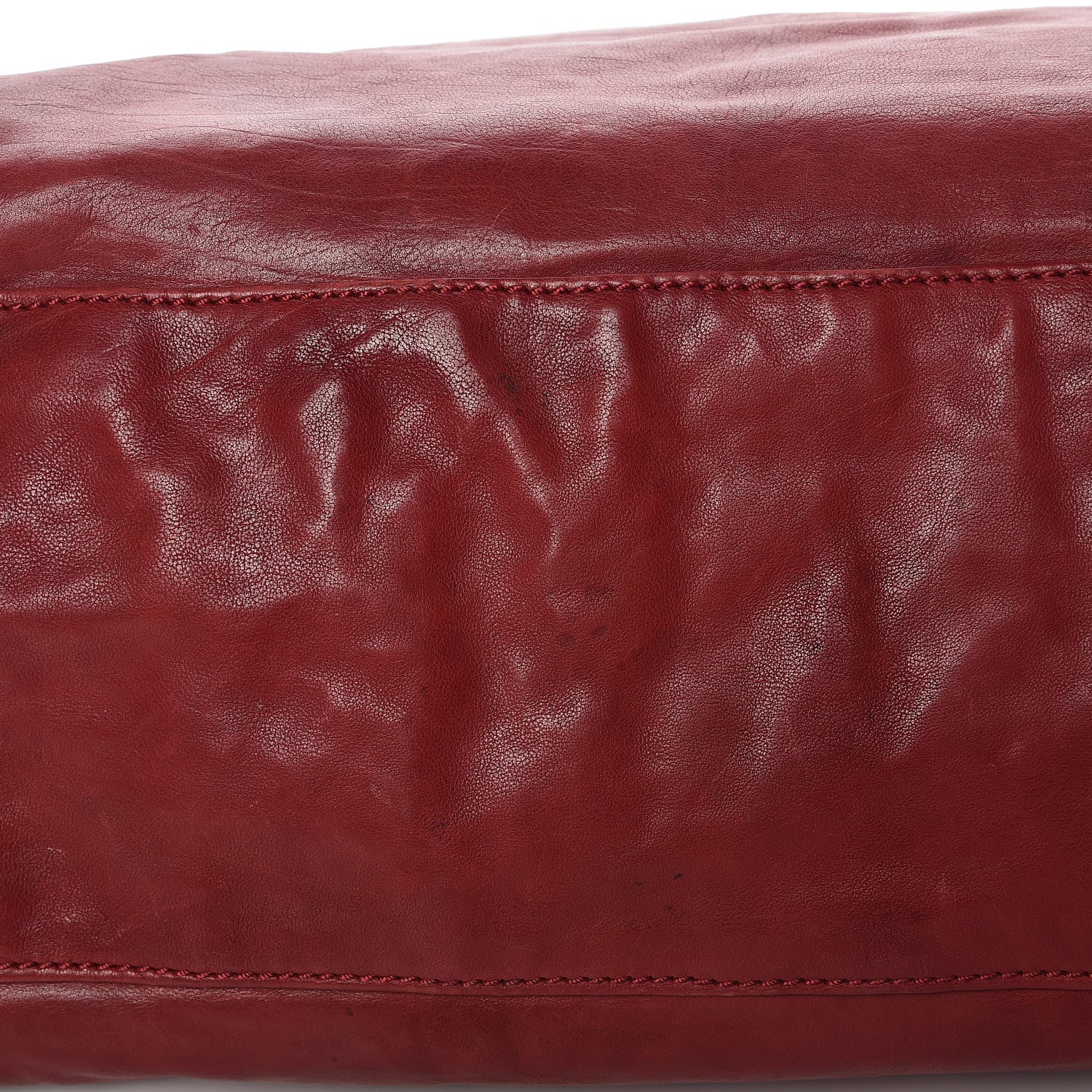 Chanel Calfskin Large East West Modern Chain Tote Red 15 of 15