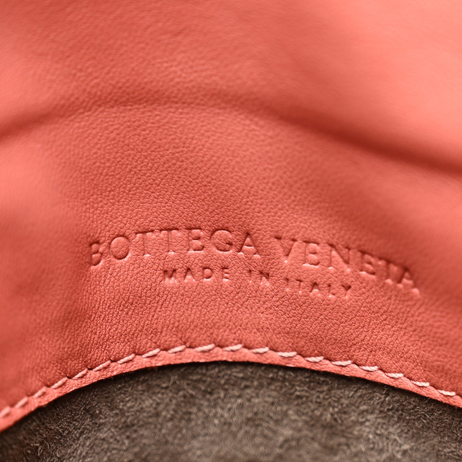 Bottega Veneta Nappa Intrecciato Small Chain Crossbody Peach 6 of 11