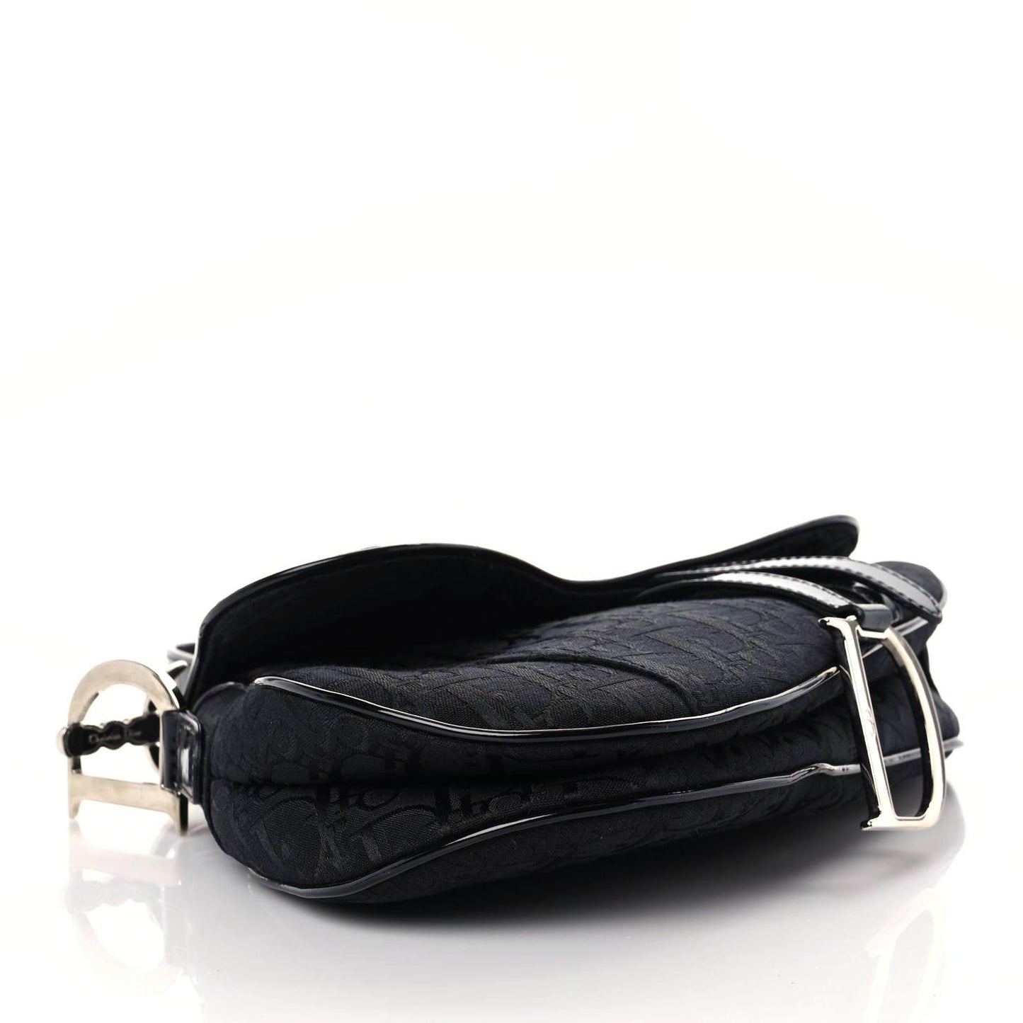 Monogram Saddle Bag Black