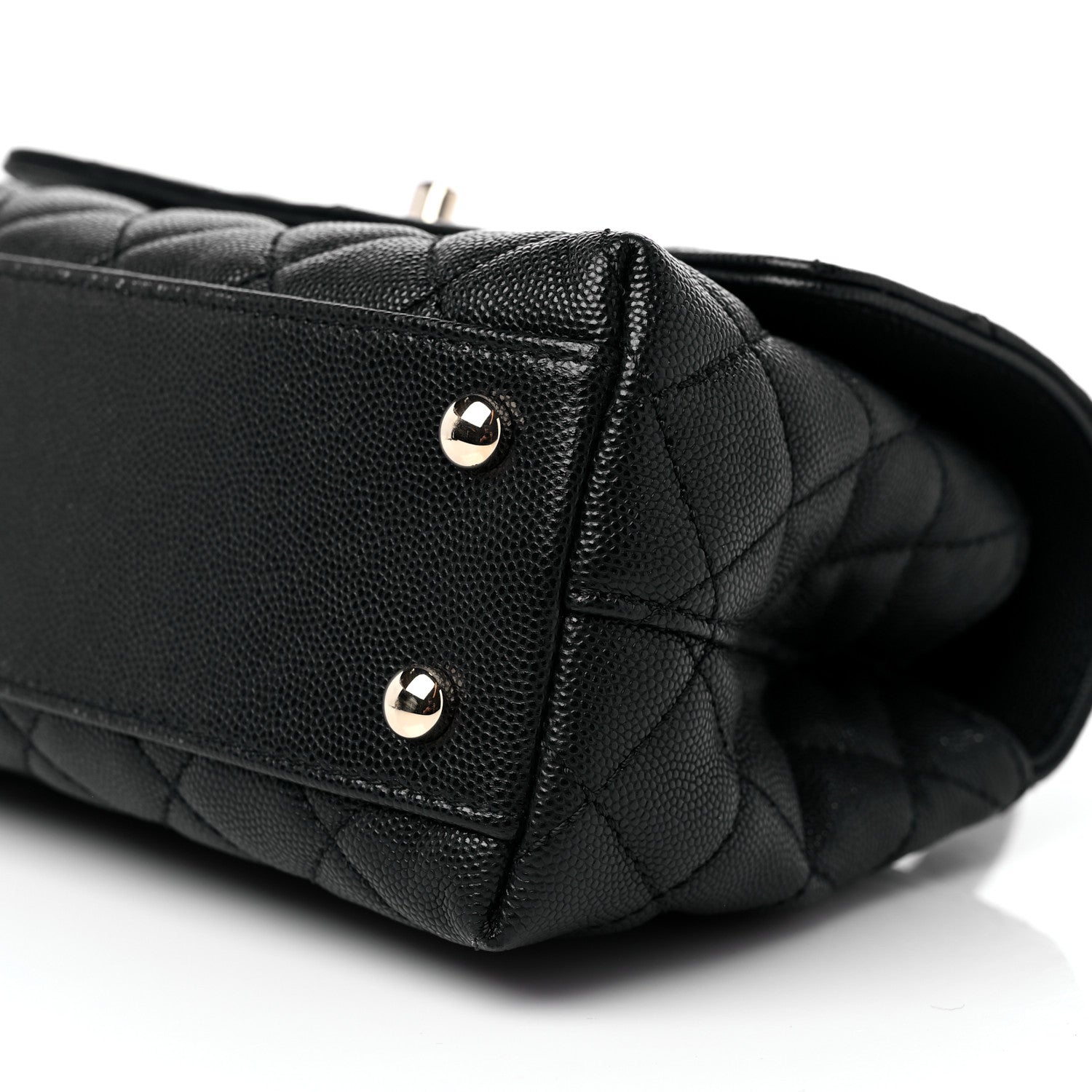 Chanel Caviar Quilted Mini Coco Handle Flap Black 9 of 10