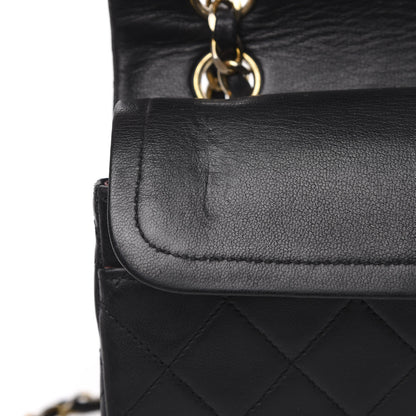 Chanel Lambskin Quilted Small Double Flap Black 10 of 15