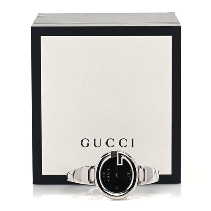 Gucci Stainless Steel 36mm Guccissima Quartz Watch Black 5 of 5