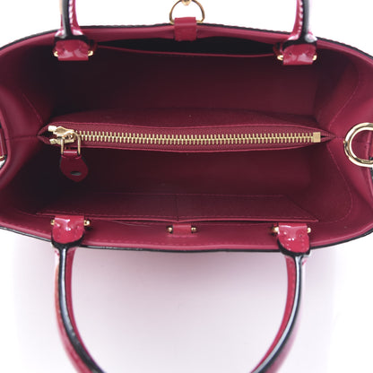 Louis Vuitton Vernis Montaigne BB Magenta 5 of 10