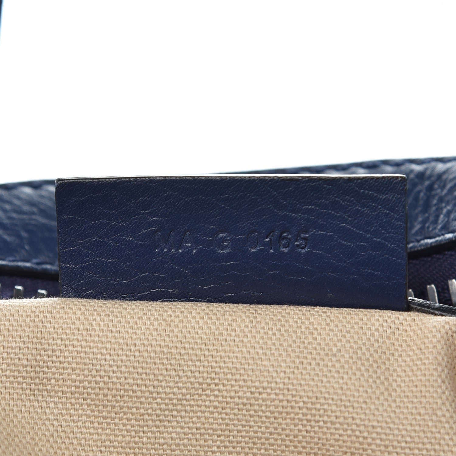 Givenchy Waxy Grained Calfskin Medium Nightingale Deep Blue 7 of 8
