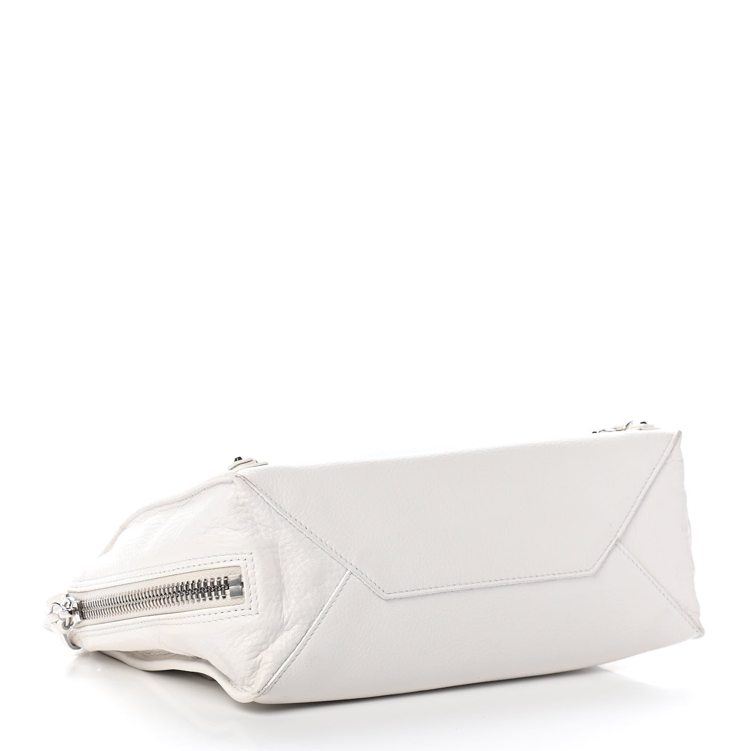 Balenciaga Veau Papier A6 Zip Around Tote White 3 of 8